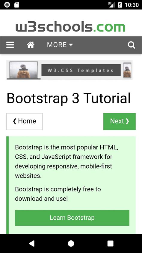 W3Schools offers free online tutorials, references and exercises in all the major languages of the web. . Bootstrap w3school